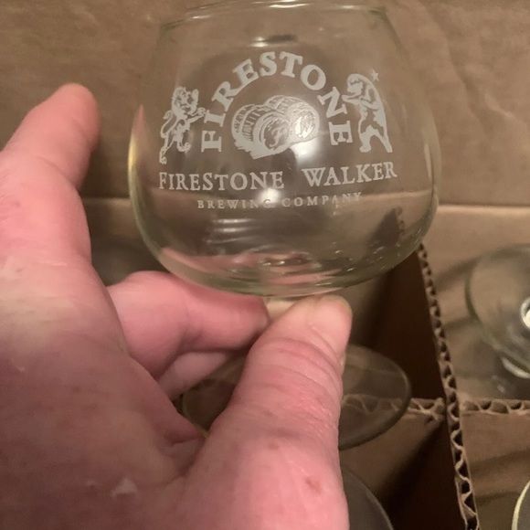 Craft Brewery, Limited Edition, FireStone Walker Brewery Beer Glasses, Rare Find - Picture 10 of 11